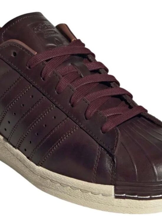 NWT Adidas Superstar 82 Work Boots Pack Shadow Red Leather Brown Shell Toe 6.5 main image 6
